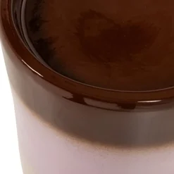 WOOOD Bijzettafel Ollo Roze / Bruin - Ø 35 cm