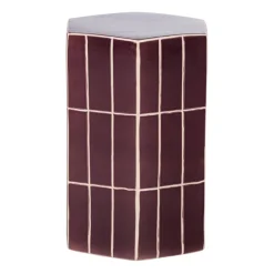 WOOOD Bijzettafel Plu Paars - 30x26 cm