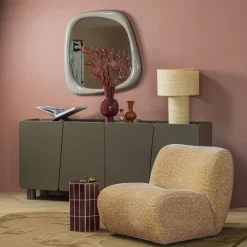 WOOOD Bijzettafel Plu Paars - 30x26 cm