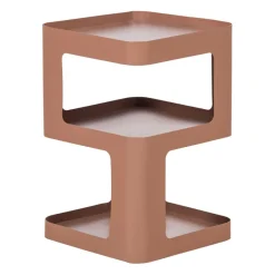 WOOOD Bijzettafel Riv Zalmroze - 35x35 cm