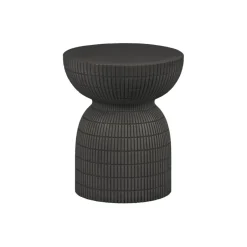 WOOOD Bijzettafel Samson Donkerbruin - Ø 37 cm