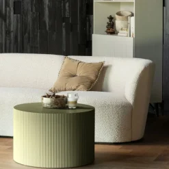 WOOOD Bijzettafel Sanne Groen - Ø 60 cm