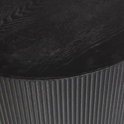 WOOOD Bijzettafel Sanne Zwart - Ø 60 cm