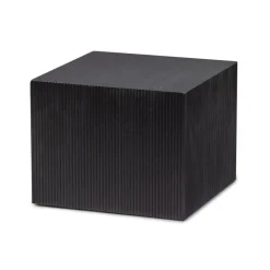 WOOOD Bijzettafel Sanne Zwart - set 2 stuks