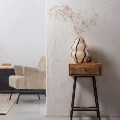 WOOOD Bijzettafel Skybox Bruin - 40x30 cm