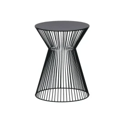 WOOOD Bijzettafel Suus Zwart - Ø 35 cm