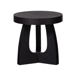 WOOOD Bijzettafel Tala Zwart - Ø 45 cm