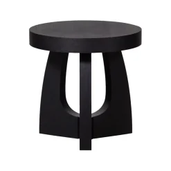 WOOOD Bijzettafel Tala Zwart - Ø 45 cm