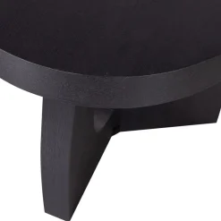 WOOOD Bijzettafel Tala Zwart - Ø 45 cm