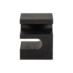 WOOOD Bijzettafel Toma Zwart - 40x40 cm