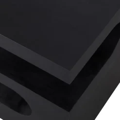 WOOOD Bijzettafel Toma Zwart - 40x40 cm