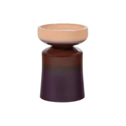 WOOOD Bijzettafel Tumo Paars / Bruin - Ø 35 cm