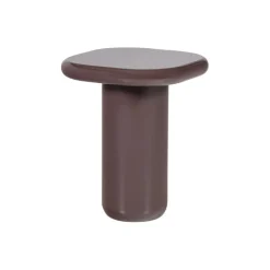 WOOOD Bijzettafel Zava Donkerbruin - Ø 50 cm