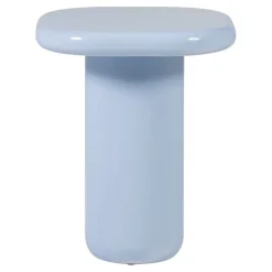 WOOOD Bijzettafel Zava Lichtblauw - Ø 50 cm