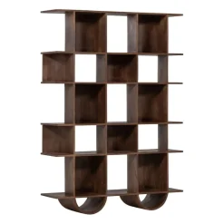 WOOOD Boekenkast Sinne Bruin - 130x180x35 cm