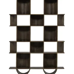 WOOOD Boekenkast Sinne Bruin - 130x180x35 cm