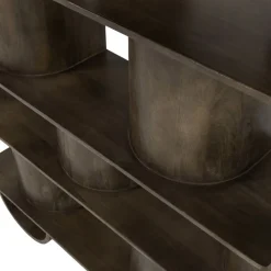 WOOOD Boekenkast Sinne Bruin - 130x180x35 cm