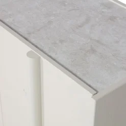 WOOOD Bovenblad Basu Grijs - 197x40 cm