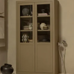 WOOOD Buffetkast Gunnar Mud - 120x217x48 cm