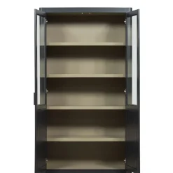 WOOOD Buffetkast Gunnar Zwart - 120x217x48 cm