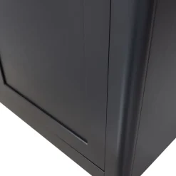 WOOOD Buffetkast Gunnar Zwart - 120x217x48 cm