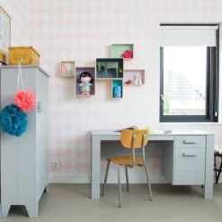 WOOOD Bureau Dennis Grijs - 141x74x59 cm