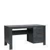 WOOOD Bureau Dennis Staalgrijs - 141x74x59 cm
