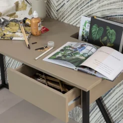 WOOOD Bureau New Julius Mud - 126x75x53 cm