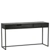 WOOOD Bureau Silas Zwart - 140x75x44 cm