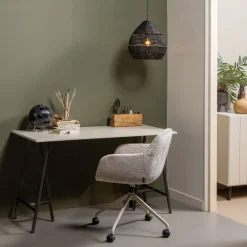 WOOOD Bureaustoel Morros Taupe