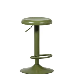 WOOOD Draaibare Barkruk Isaac Groen