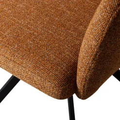 WOOOD Draaibare Eetkamerstoel Fenne Oranje