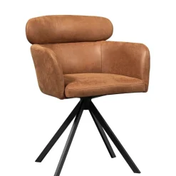 WOOOD Draaibare Eetkamerstoel Fenne Cognac