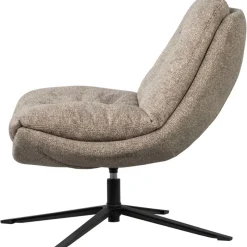 WOOOD Draaifauteuil Arve Beige