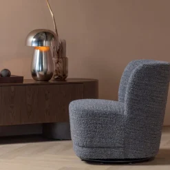 WOOOD Draaifauteuil Atty Grijs