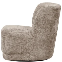 WOOOD Draaifauteuil Atty Zand