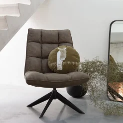 WOOOD Draaifauteuil Jouke Groen