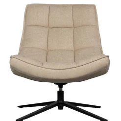 WOOOD Draaifauteuil Maudi Beige