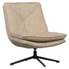 WOOOD Draaifauteuil Milaro Beige