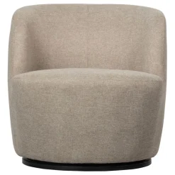 WOOOD Draaifauteuil Serra Zand