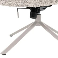 WOOOD Draaifauteuil Soren Grijs