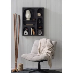 WOOOD Draaifauteuil Vinny Beige