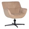 WOOOD Draaifauteuil Wibo Zand