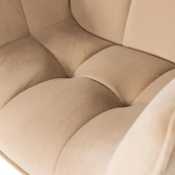 WOOOD Draaifauteuil Wibo Zand