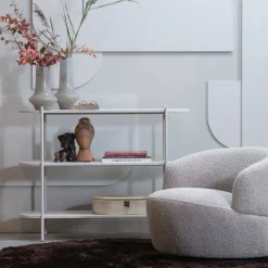 WOOOD Draaifauteuil Woolly Naturel