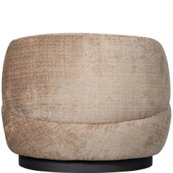 WOOOD Draaifauteuil Woolly Zand