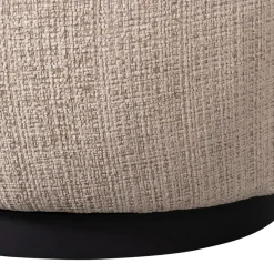 WOOOD Draaifauteuil Woolly Zand