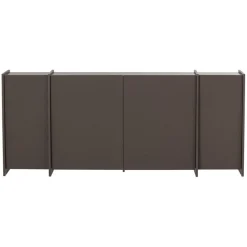 WOOOD Dressoir Brock Middenbruin - 200x85x44 cm