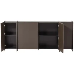 WOOOD Dressoir Brock Middenbruin - 200x85x44 cm