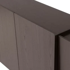 WOOOD Dressoir Brock Middenbruin - 200x85x44 cm